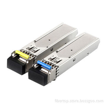 1.25Gbps SFP BIDl Transceiver, 3km Reach 1,310nm TX/1,550nm RX